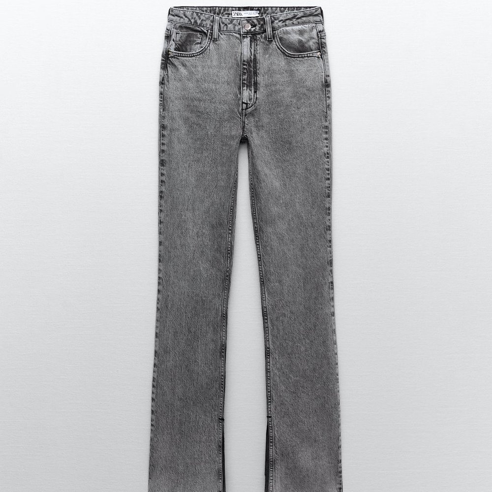 Zara Z1975 HIGH RISE SLIM FLARED JEANS 3 Zara Z1975 HIGH RISE SLIM FLARED JEANS